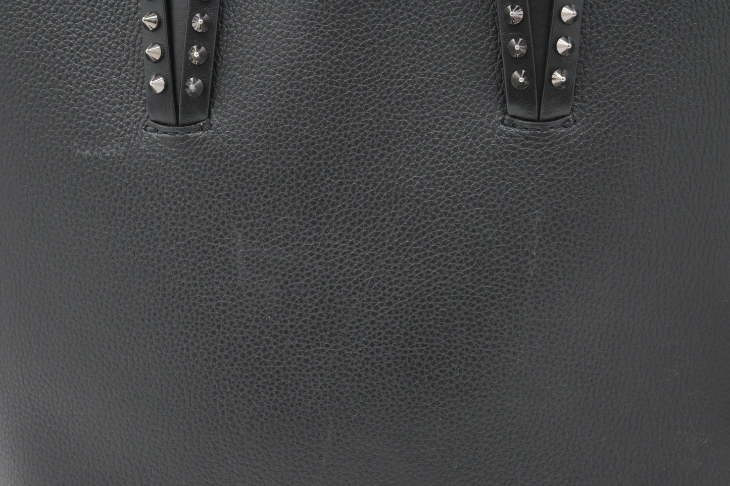 Louboutin Cabata Mini Tote in Black Leather