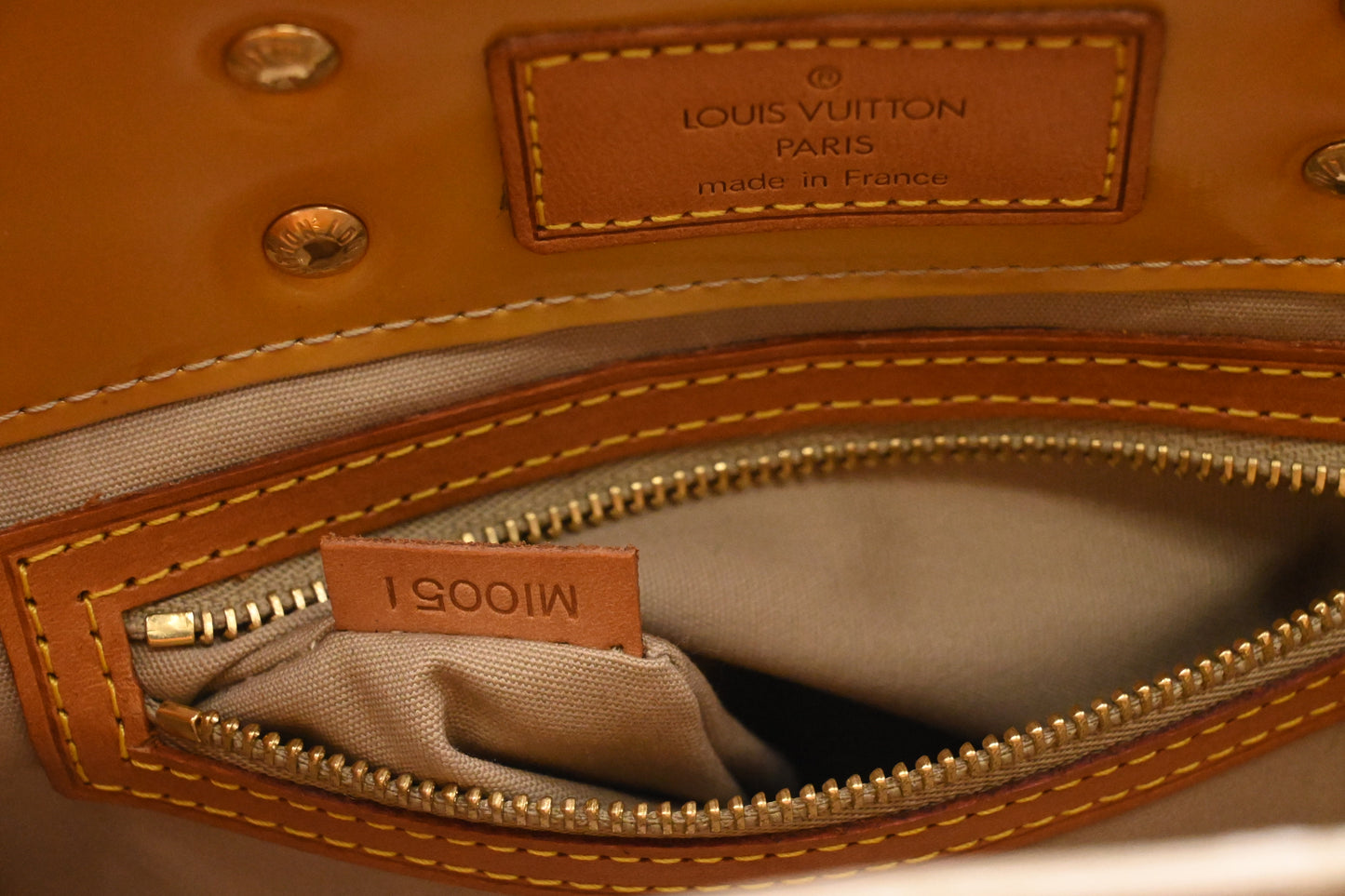 Louis Vuitton Reade PM in Mango Vernis