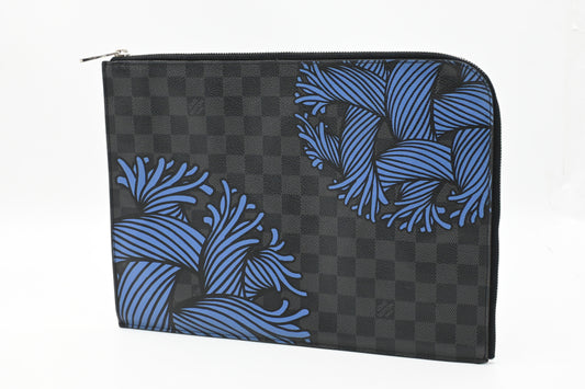 Louis Vuitton x Christopher Nemeth Pochette Jour GM in Damier Graphite Canvas