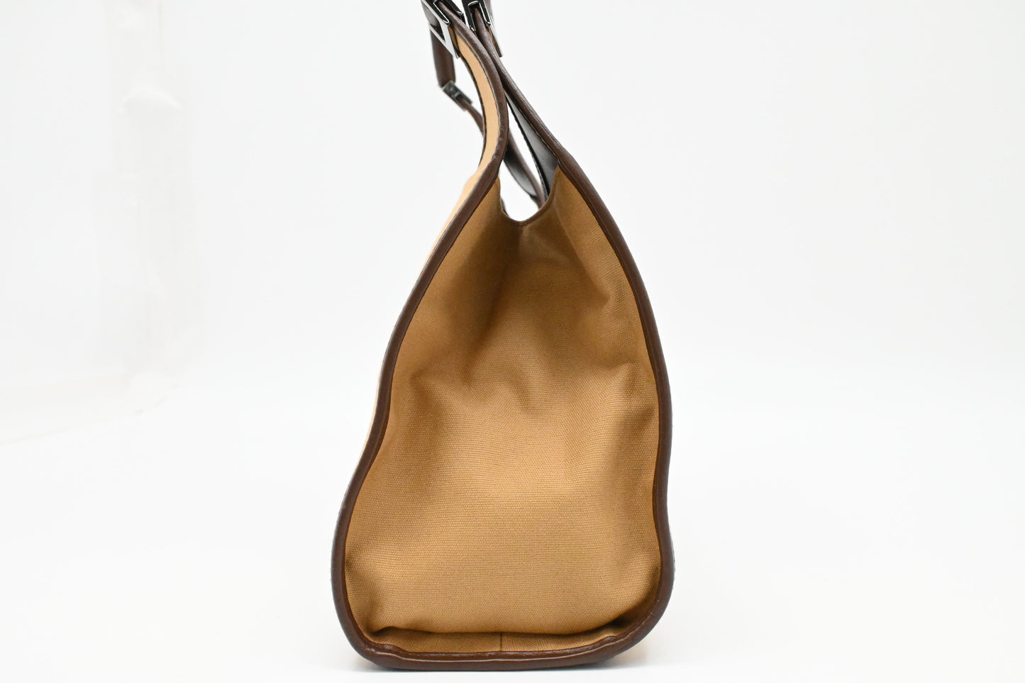 Gucci Jackie Shoulder Bag in Tan Canvas