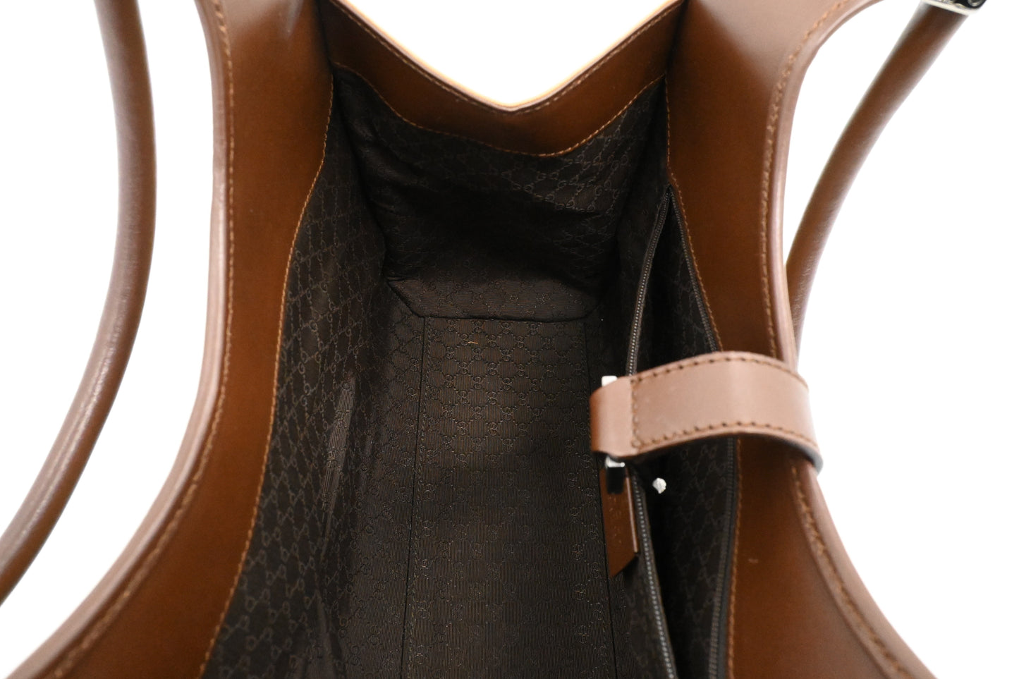 Gucci Jackie Shoulder Bag in Tan Canvas