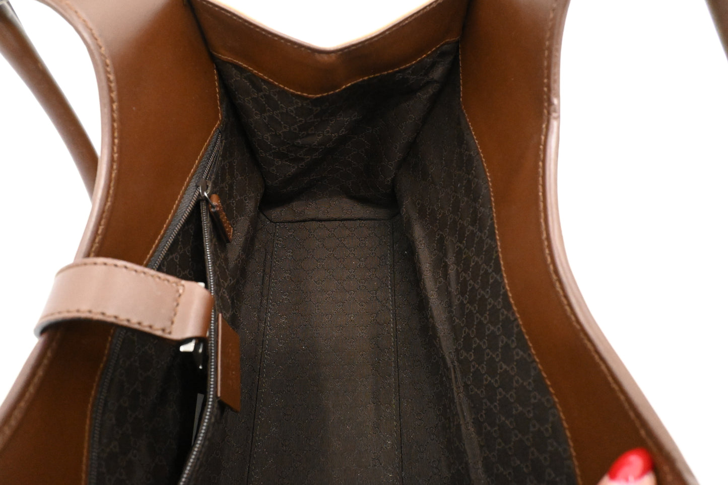 Gucci Jackie Shoulder Bag in Tan Canvas