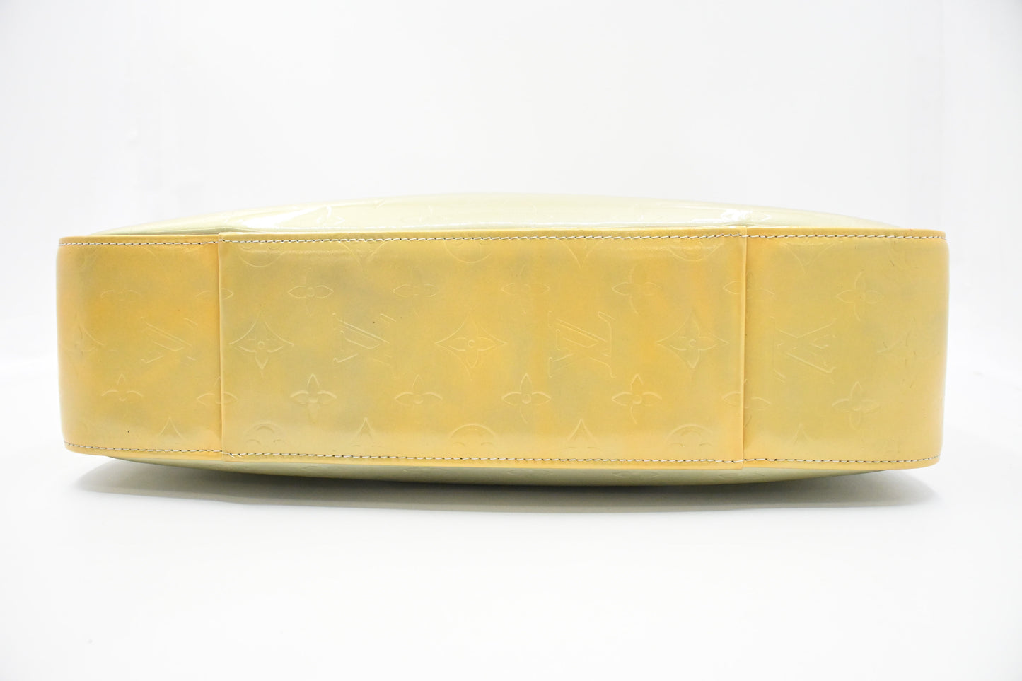Louis Vuitton Columbus in Silver Green and Yellow Vernis Leather