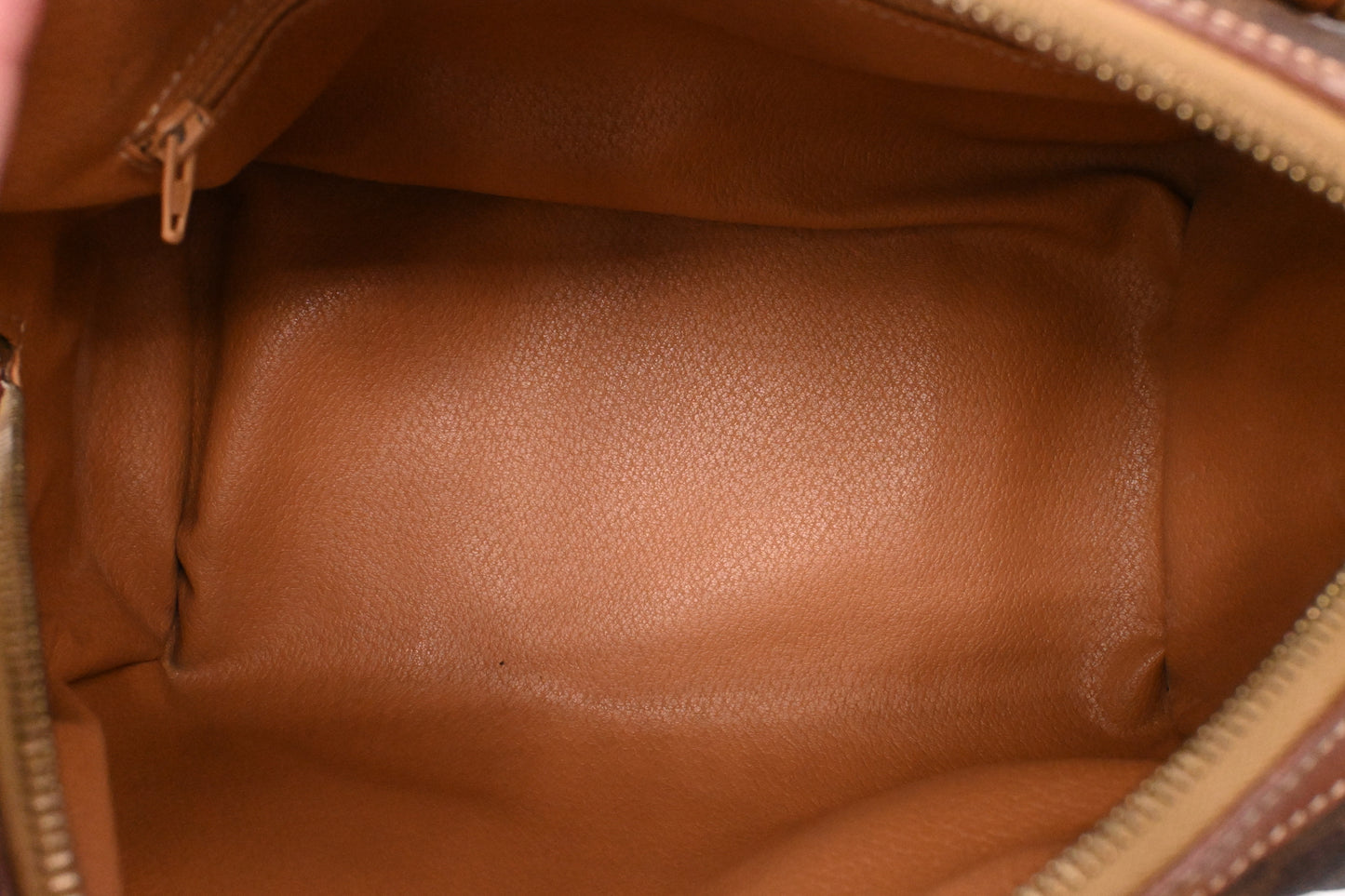 Celine Small Boston Bag in Brown Macadam Canvas