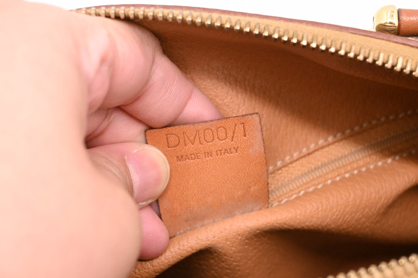 Celine Small Boston Bag in Brown Macadam Canvas