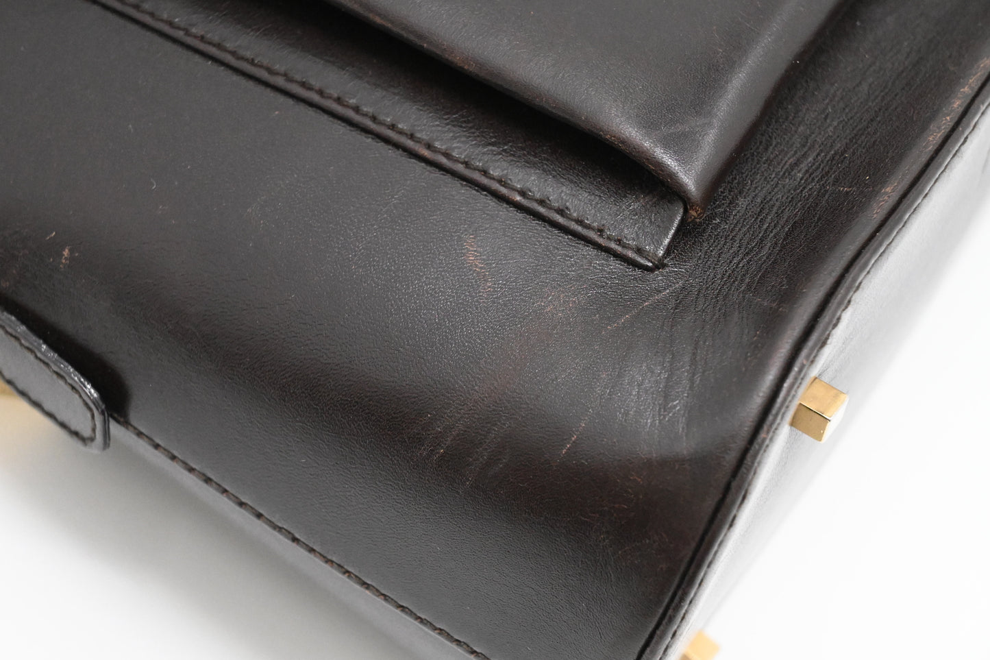 Ferragamo Handbag in Brown Leather