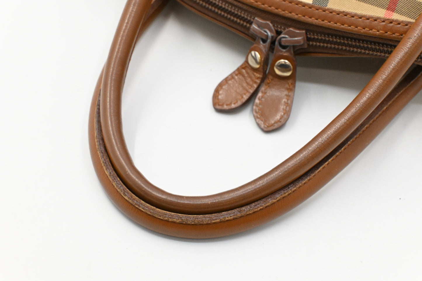 Burberry Shoulder Bag in Check Coated Canvas