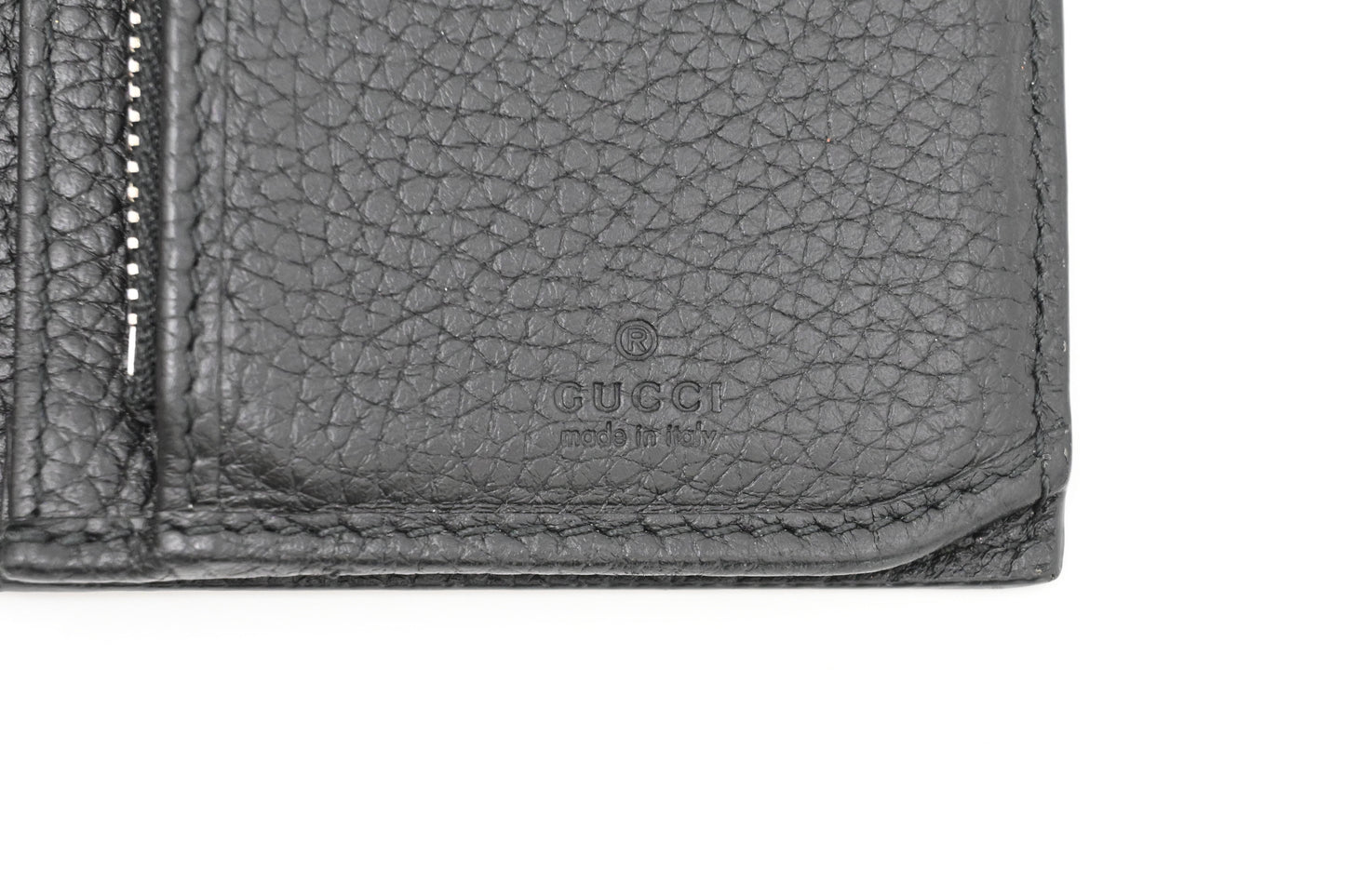 Gucci Bifold Wallet in Black Leather