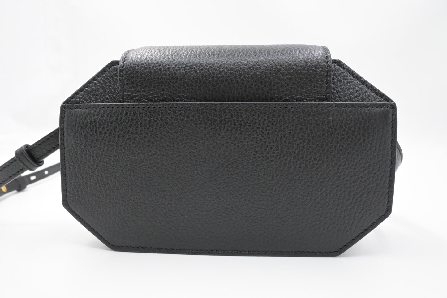 Bally Octogone Crossbody in Black Leather