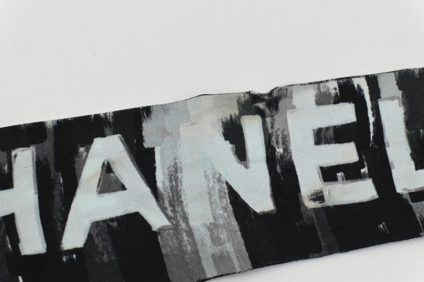 Chanel Bandeau in Mint and Black Silk