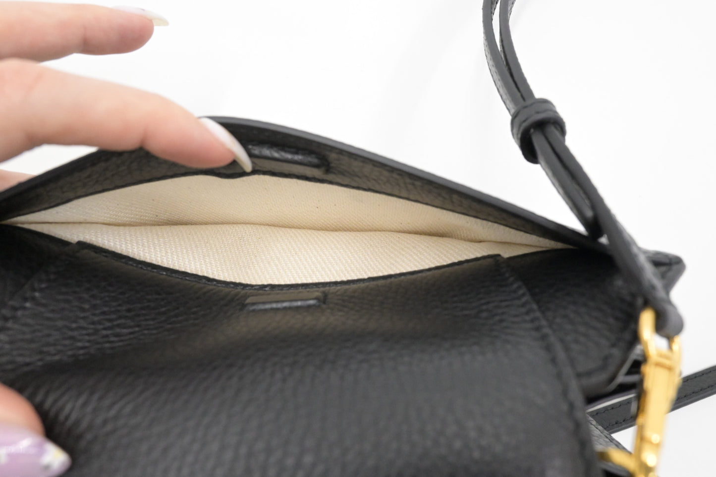 Bally Octogone Crossbody in Black Leather