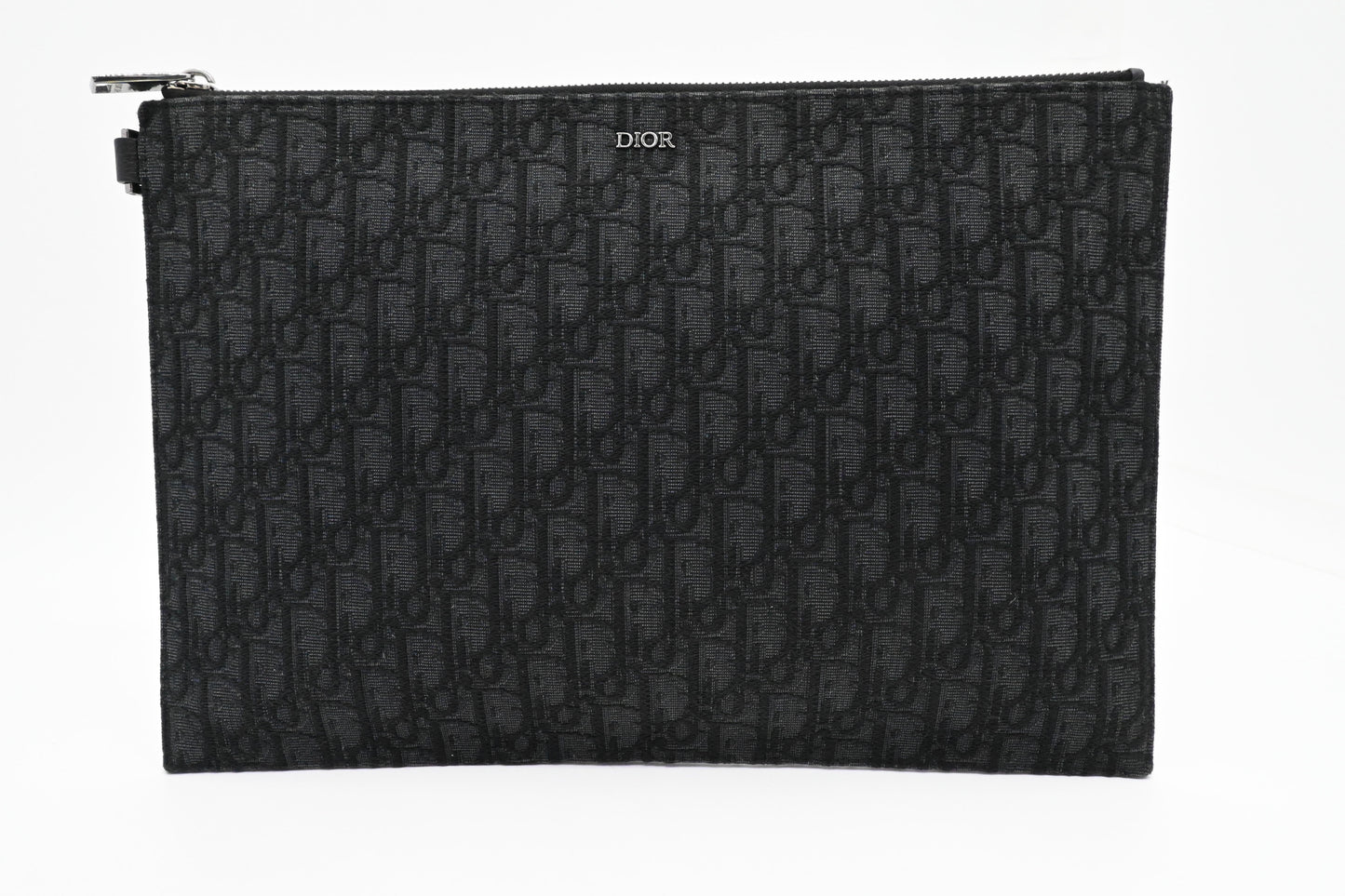 Dior Clutch in Black Oblique Canvas