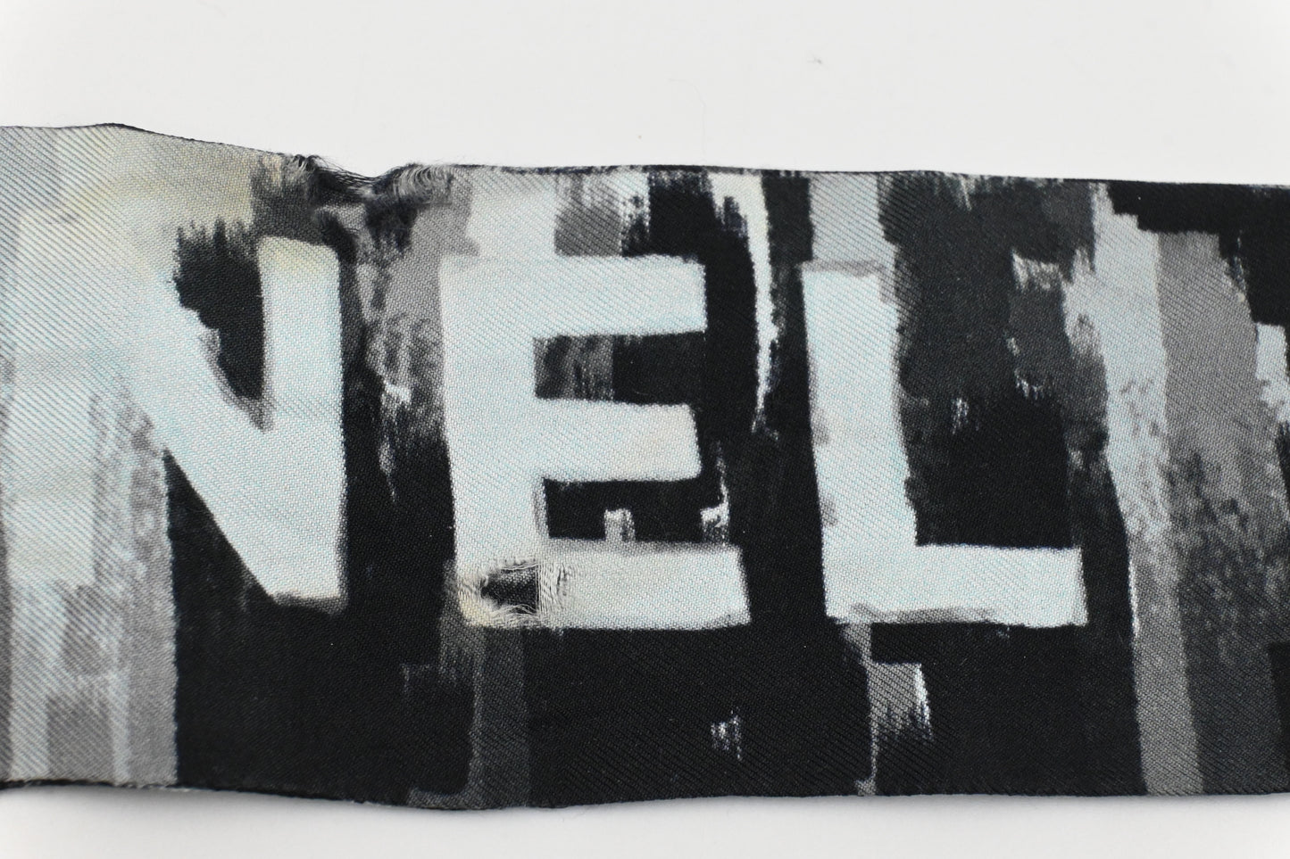 Chanel Bandeau in Mint and Black Silk