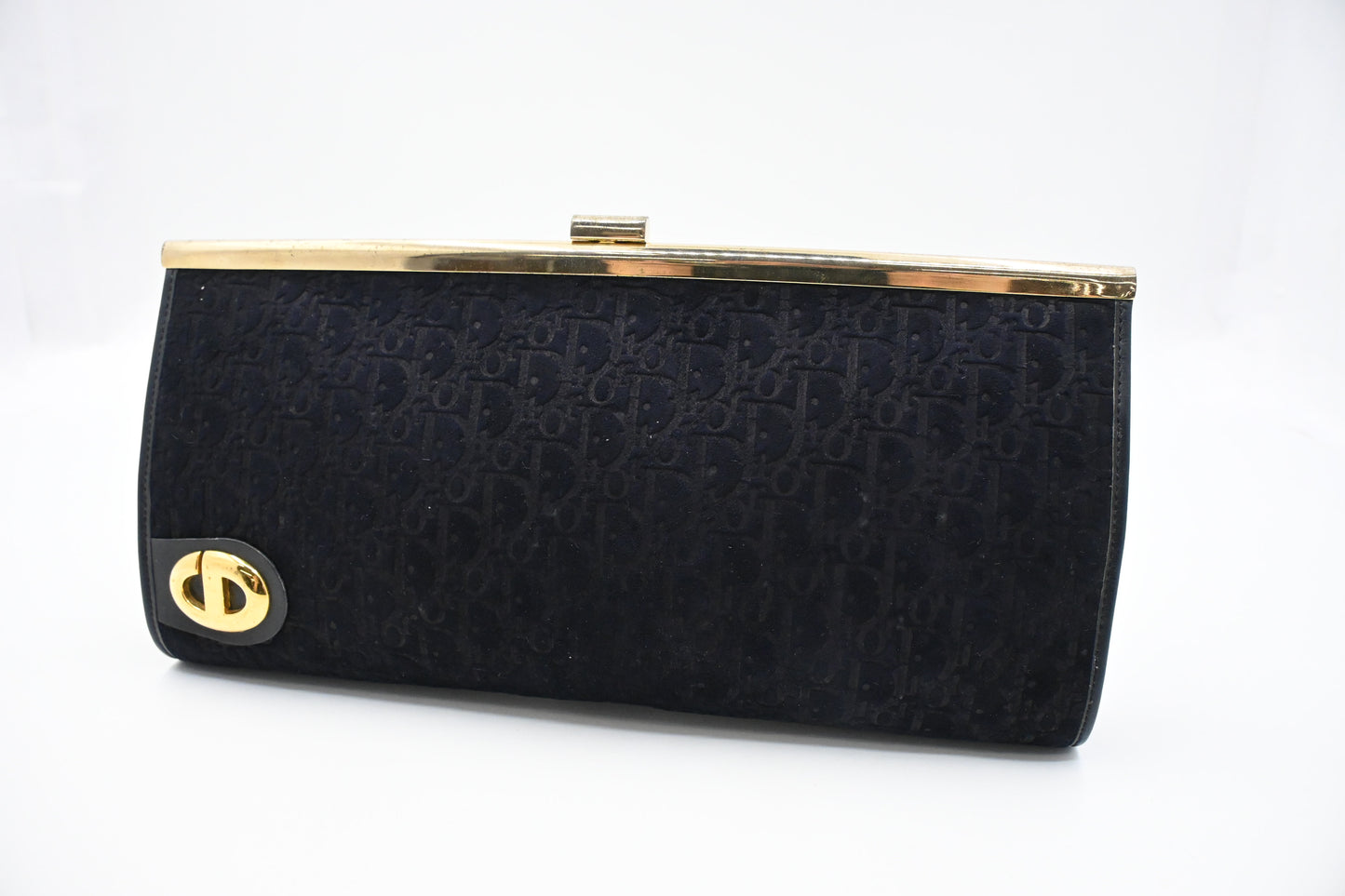 Dior Clutch in Black Oblique Leather