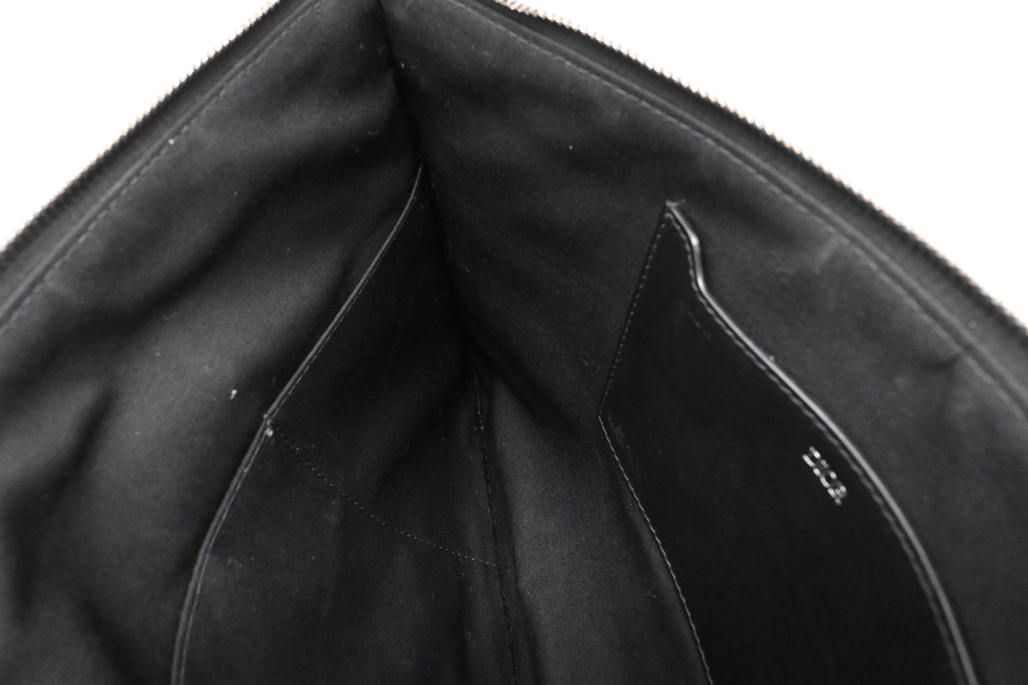 Dior Clutch in Black Oblique Canvas
