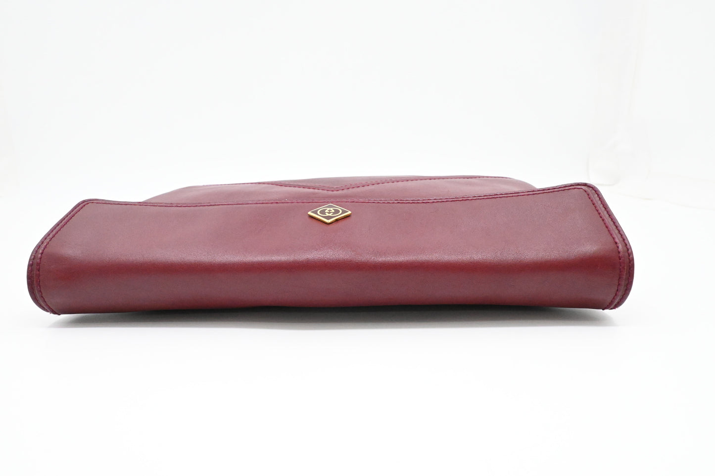 Gucci Clutch in Burgundy Leather