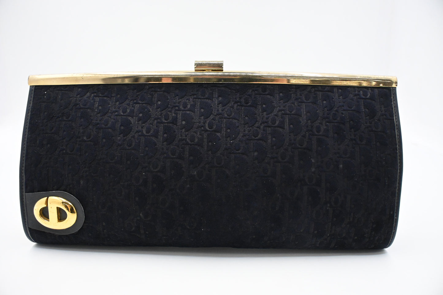 Dior Clutch in Black Oblique Leather