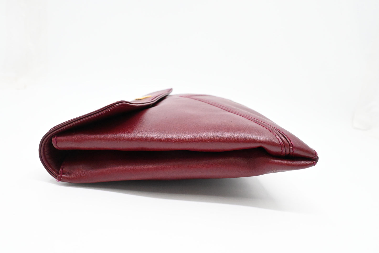 Gucci Clutch in Burgundy Leather