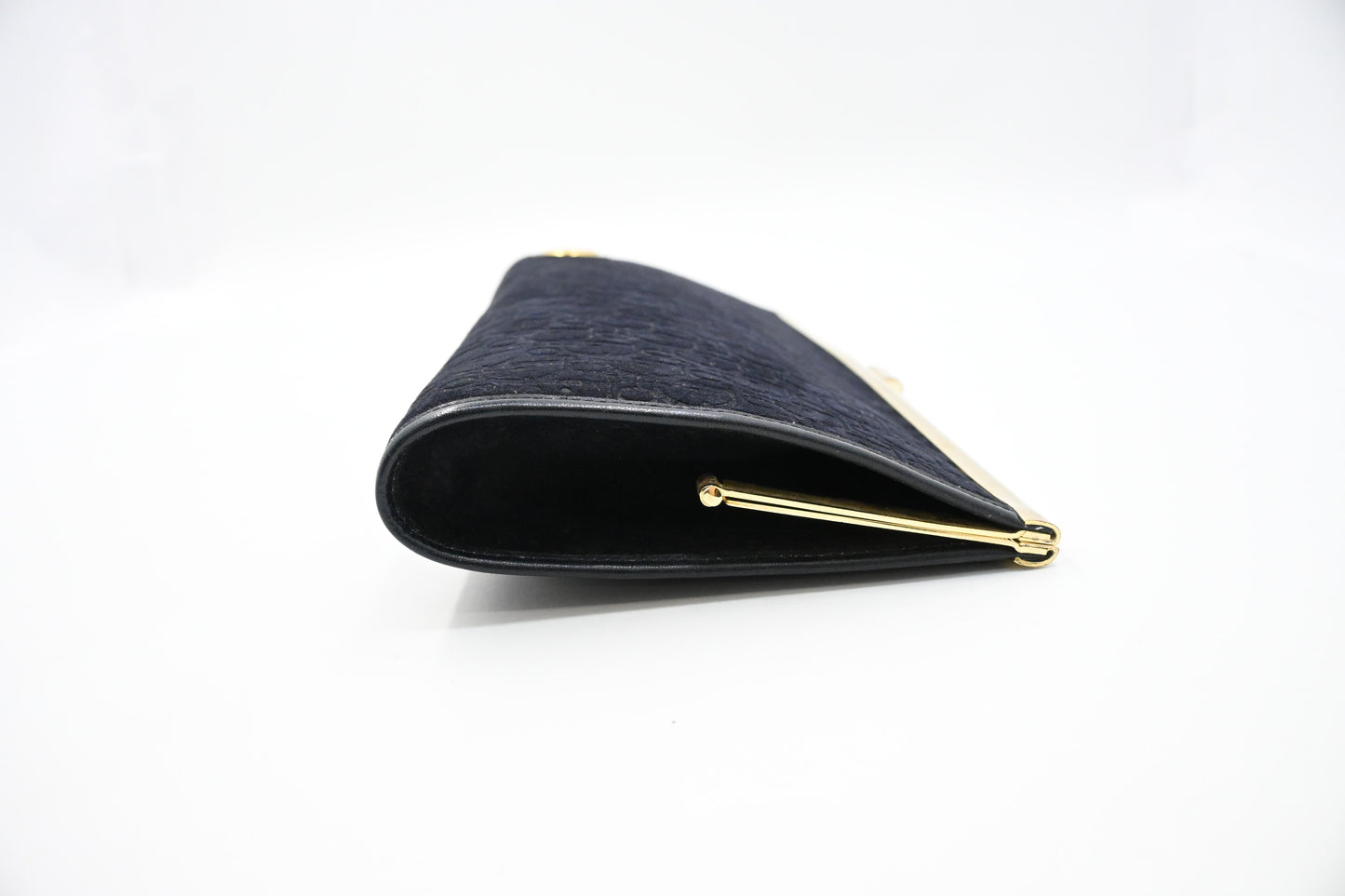 Dior Clutch in Black Oblique Leather