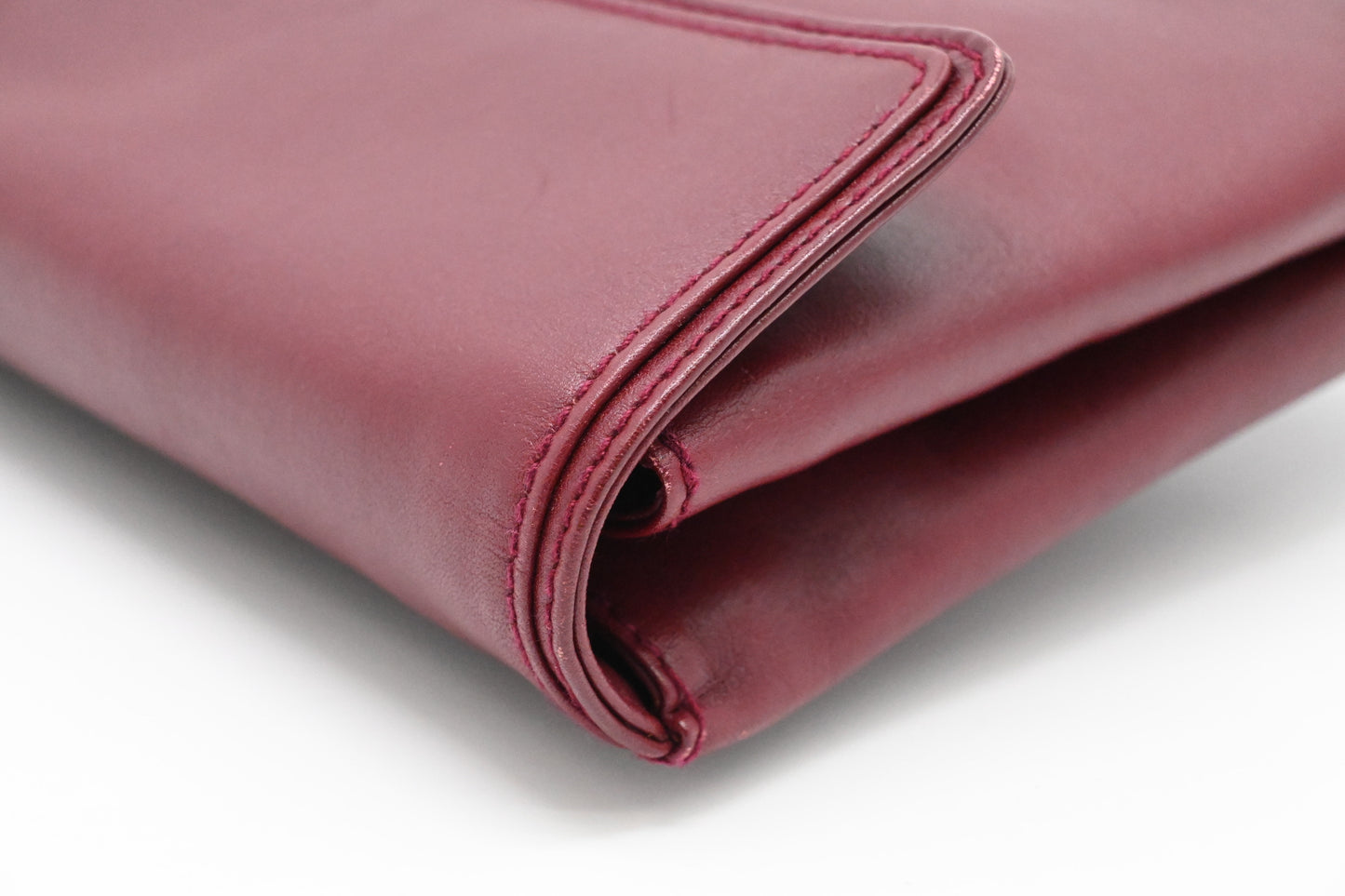 Gucci Clutch in Burgundy Leather