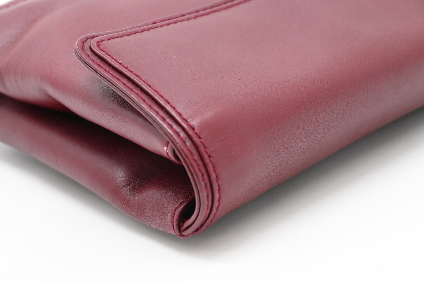Gucci Clutch in Burgundy Leather