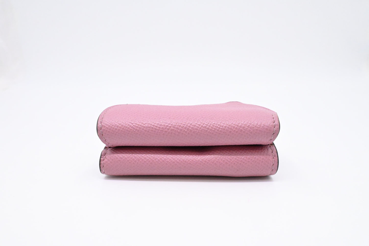 Dior Saddle Compact Wallet in Pink Leather