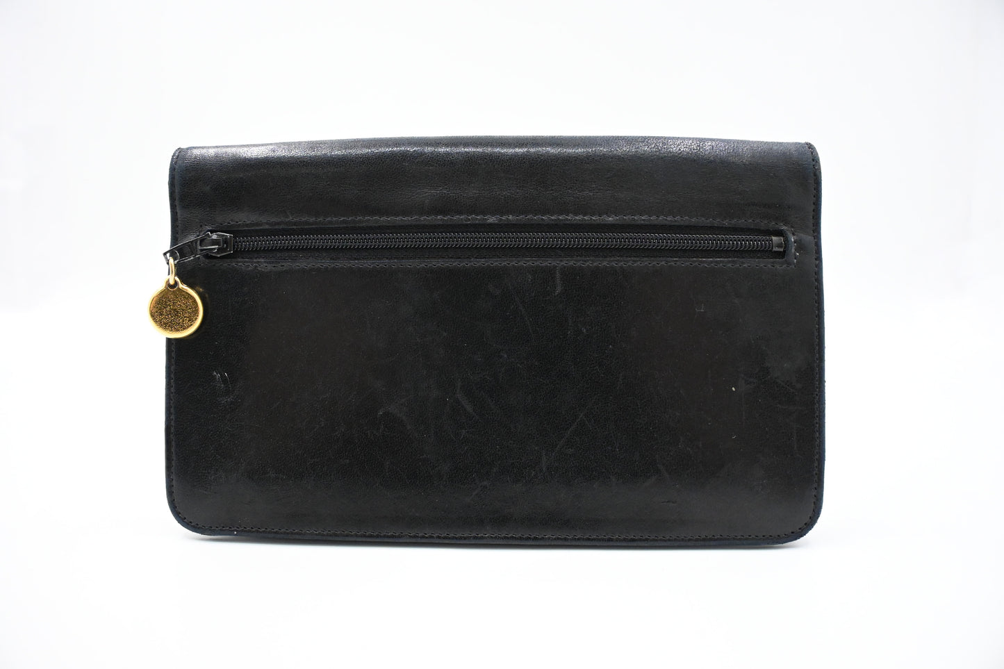 Chanel Long Wallet in Black Leather