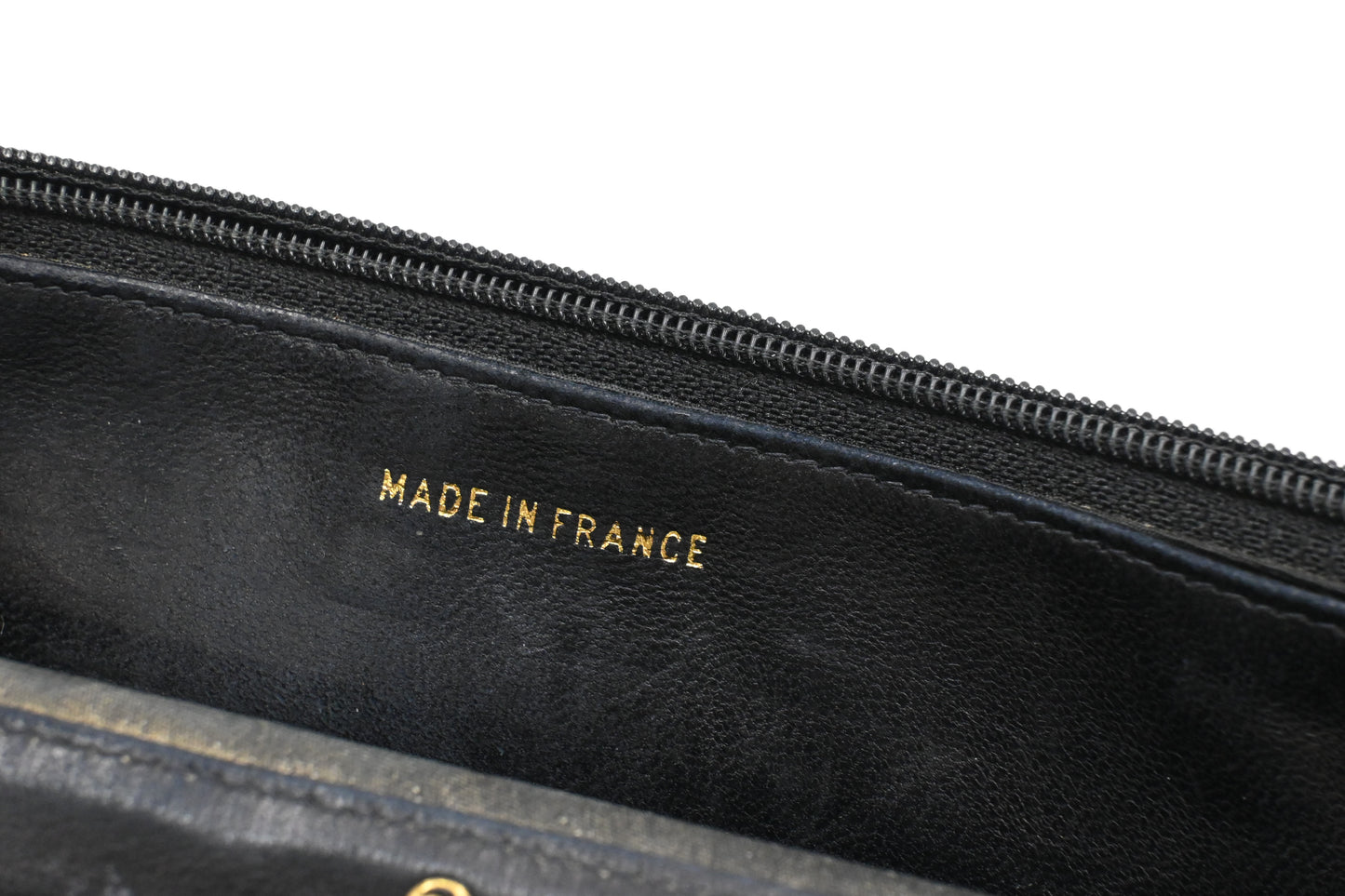 Chanel Long Wallet in Black Leather