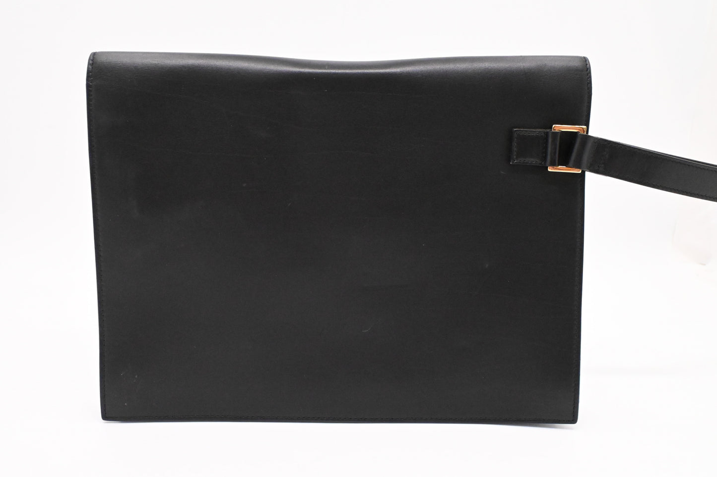 Gucci Wrist Clutch in Black Leather