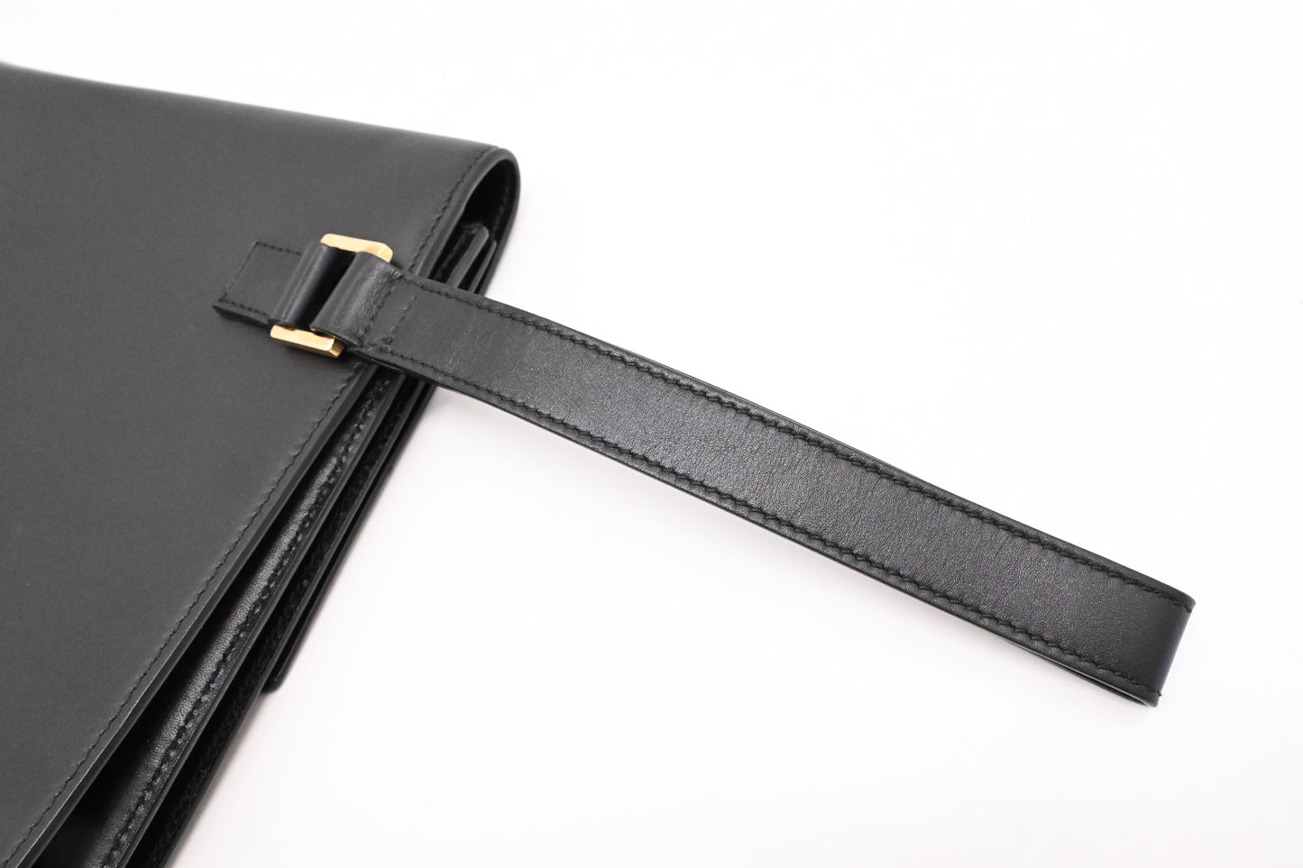 Gucci Wrist Clutch in Black Leather