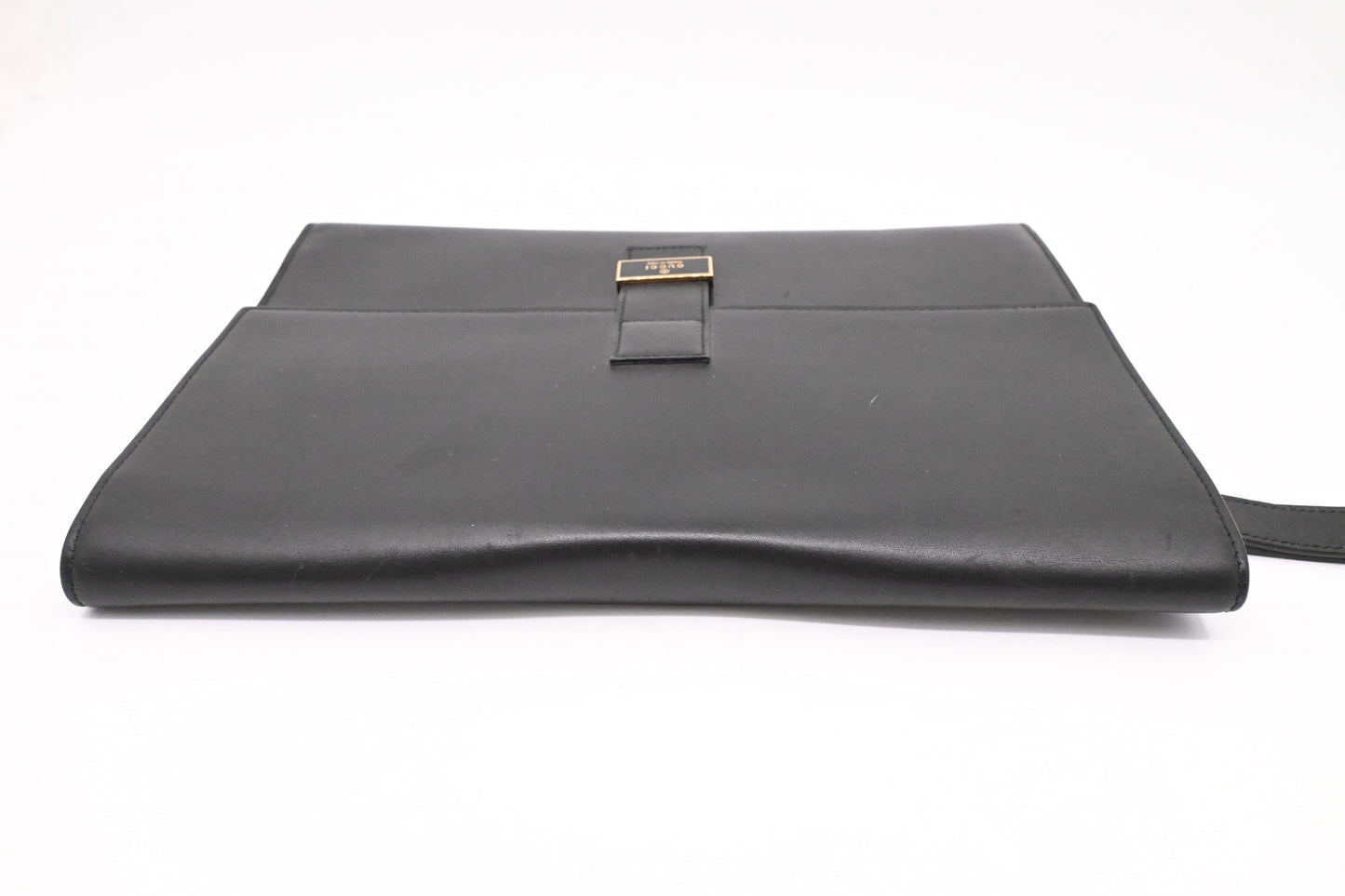 Gucci Wrist Clutch in Black Leather