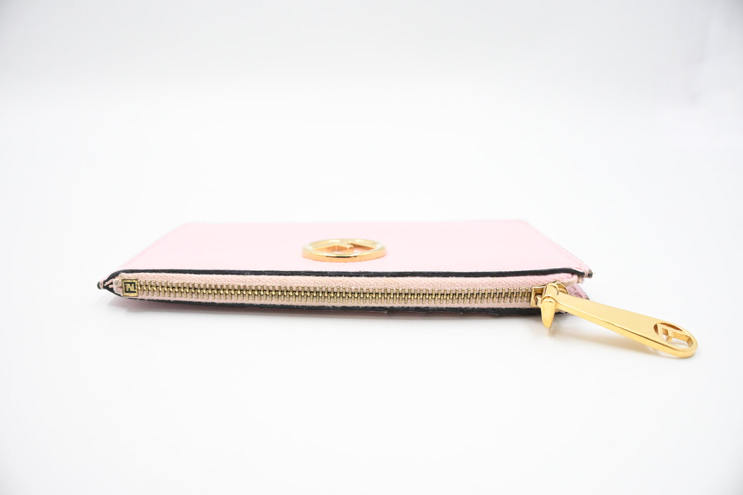 Fendi Card Case in Pink Leather