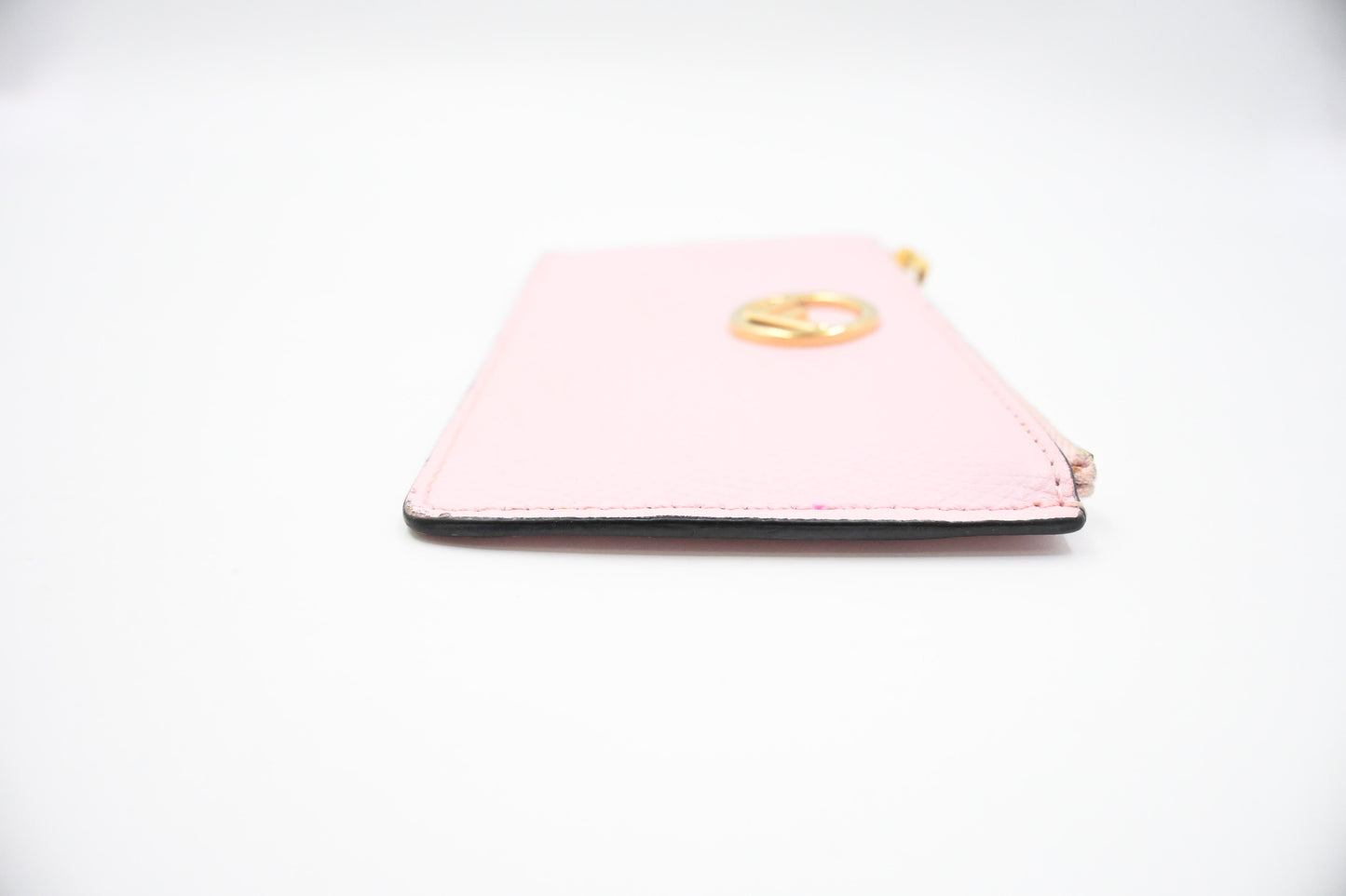 Fendi Card Case in Pink Leather