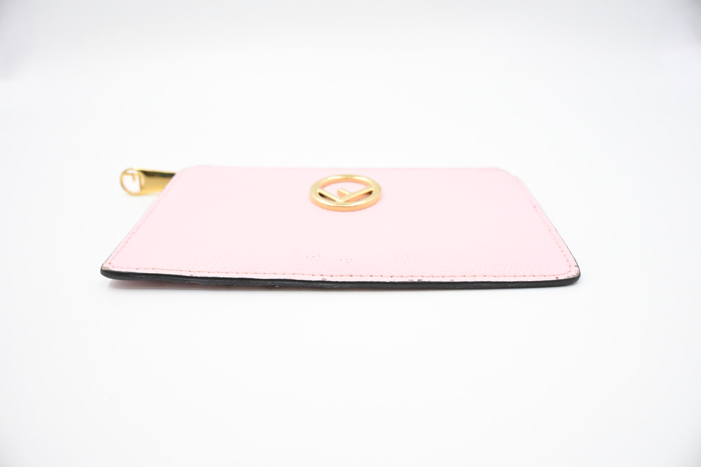 Fendi Card Case in Pink Leather