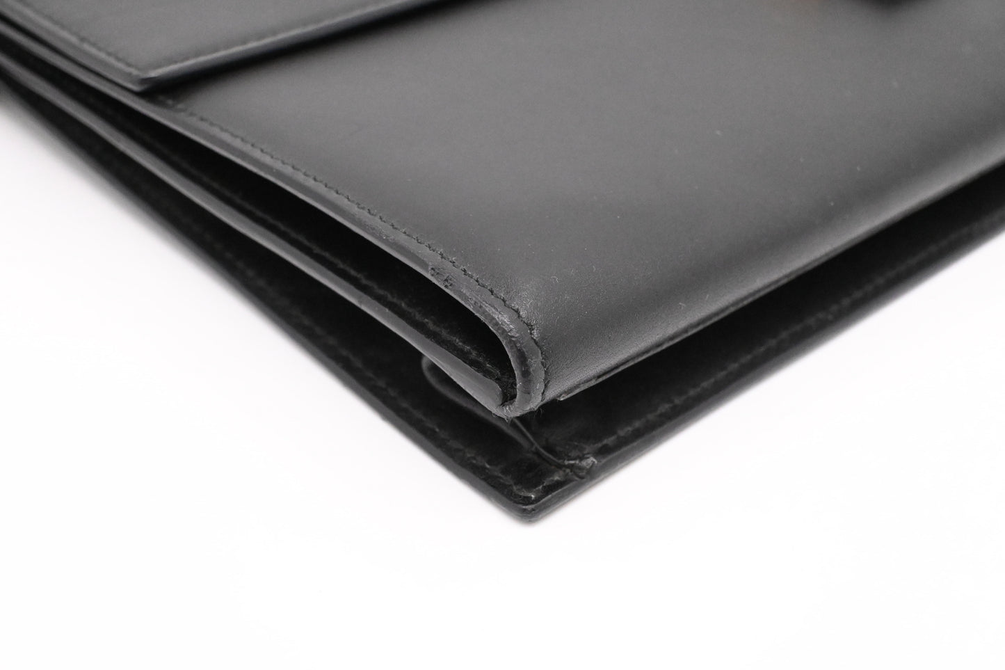 Gucci Wrist Clutch in Black Leather