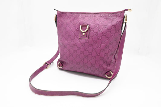 Gucci Crossbody in Purple Guccissima Leather
