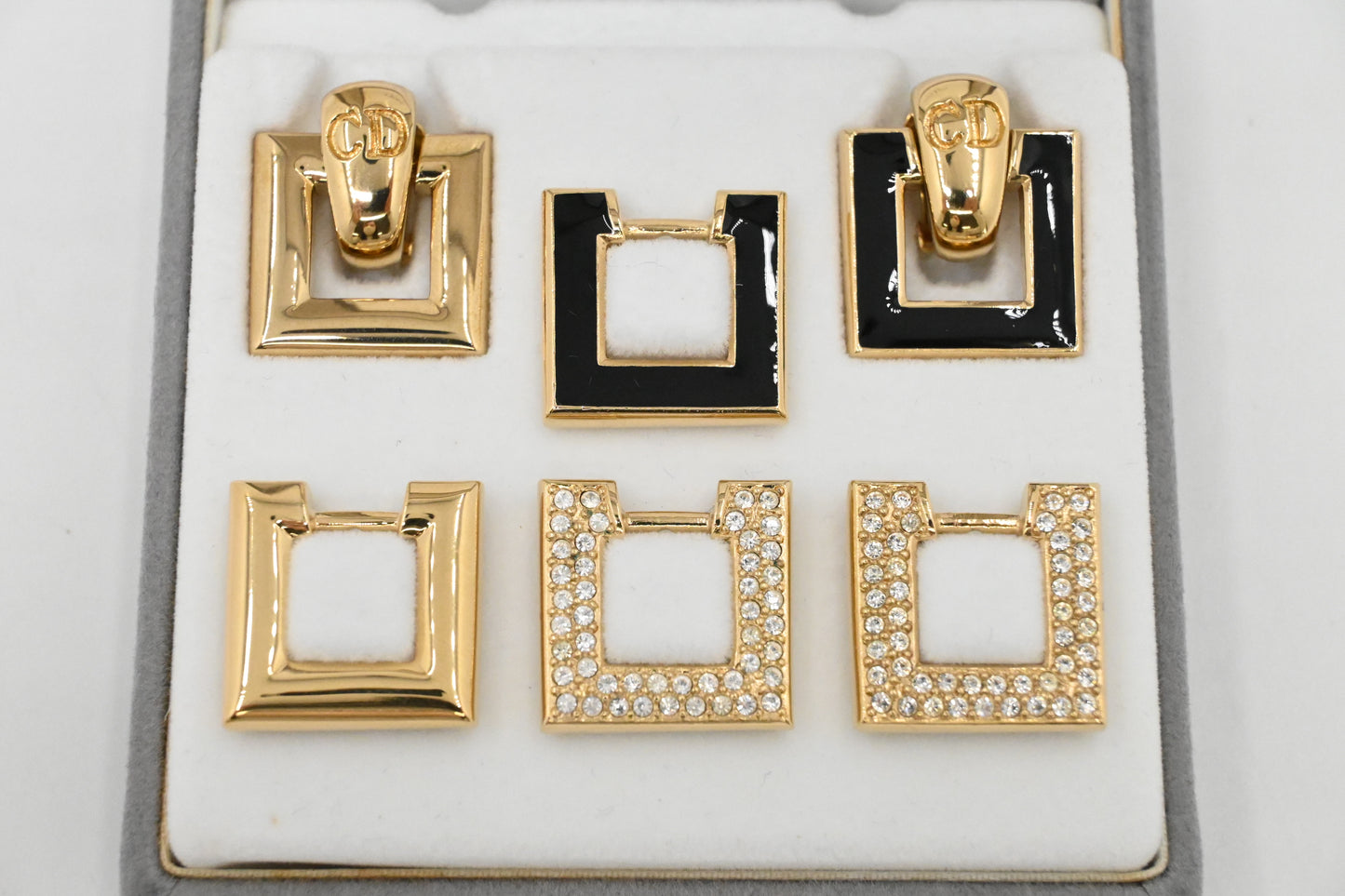 Dior Interchangable Clip-On Earring Set