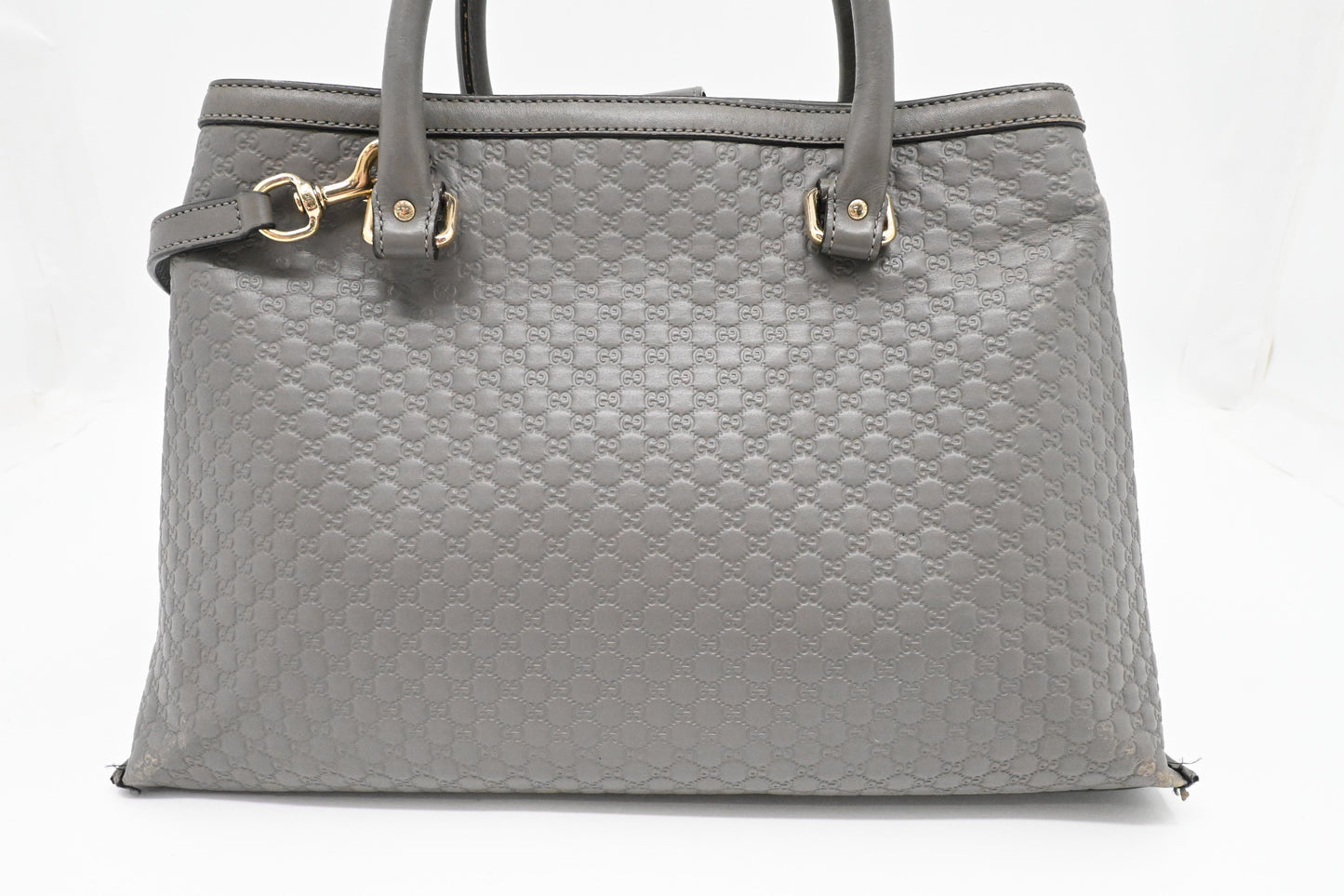 Gucci 2way Bag in Grey Microguccissima Leather