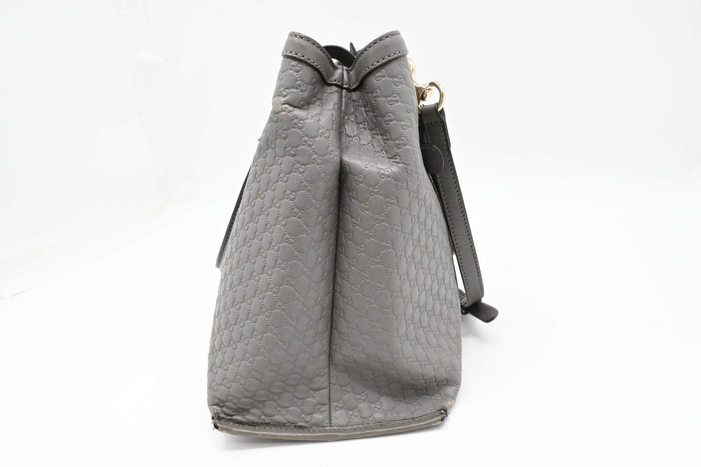 Gucci 2way Bag in Grey Microguccissima Leather