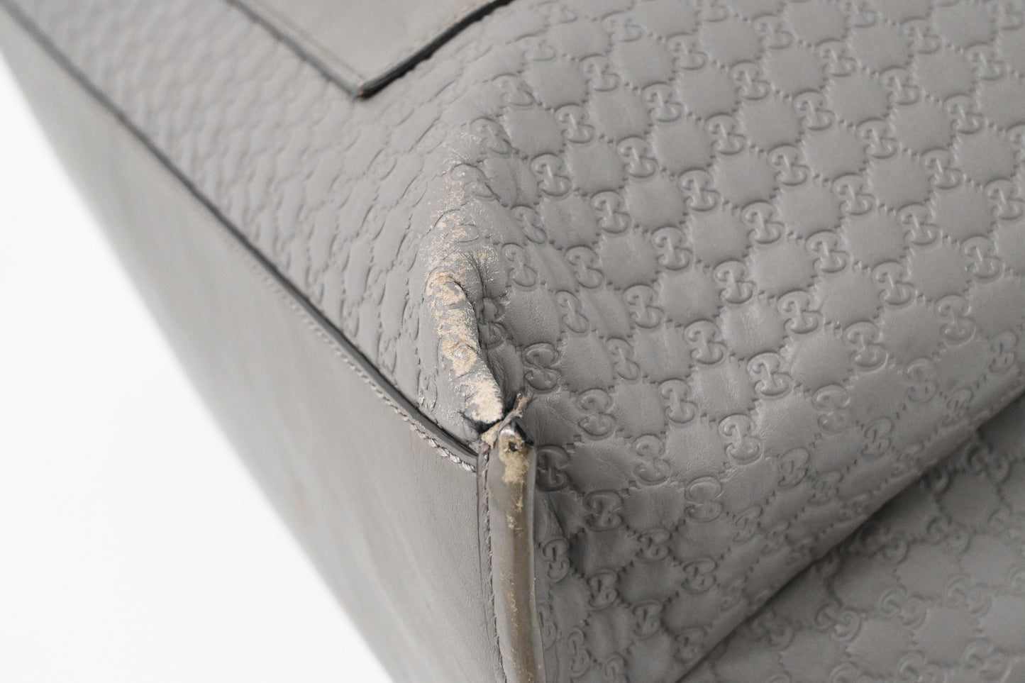 Gucci 2way Bag in Grey Microguccissima Leather