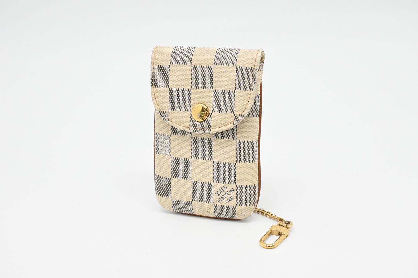 Louis Vuitton Chained Case in Damier Azur Canvas