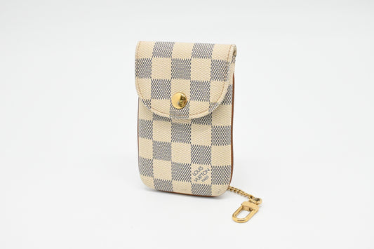Louis Vuitton Chained Case in Damier Azur Canvas