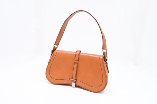 Prada Shoulder Bag in Brown Leather