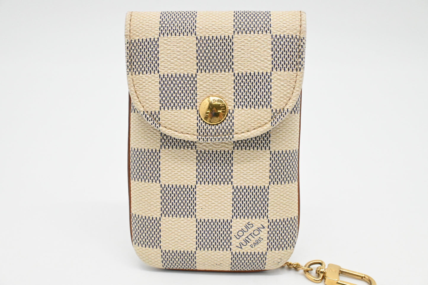 Louis Vuitton Chained Case in Damier Azur Canvas