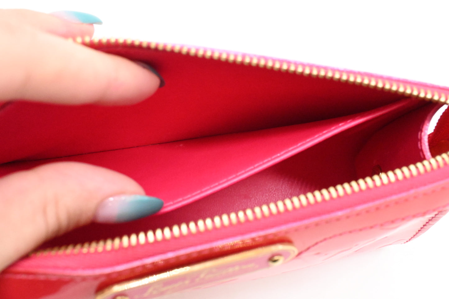 Louis Vuitton Trousse Cosmetic in Pink Vernis Leather