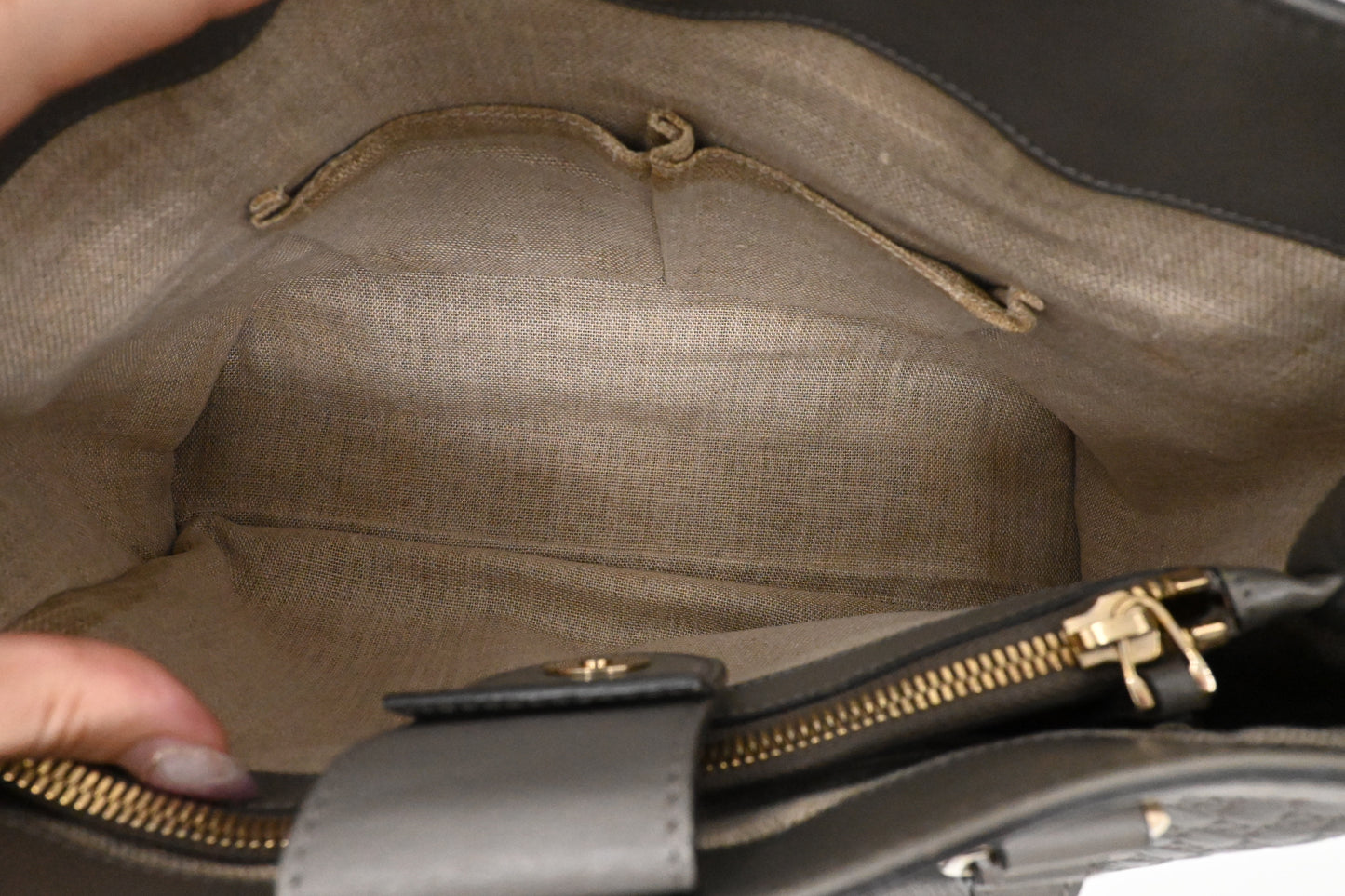 Gucci 2way Bag in Grey Microguccissima Leather