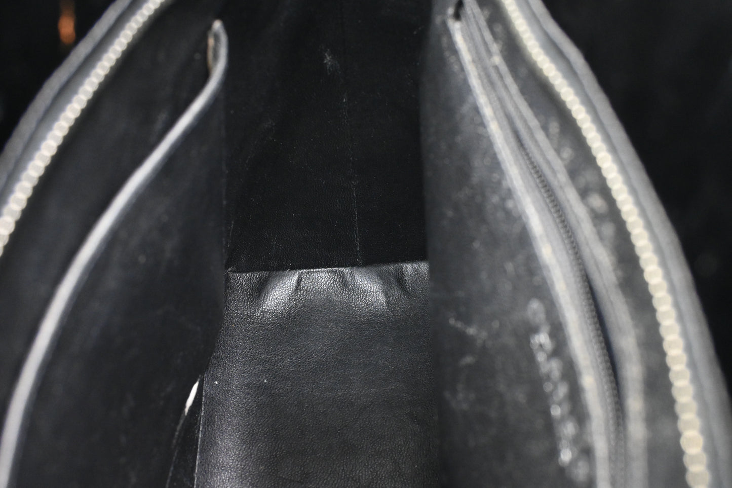 Chanel Medaillon Tote in Black Matelasse Patent Leather