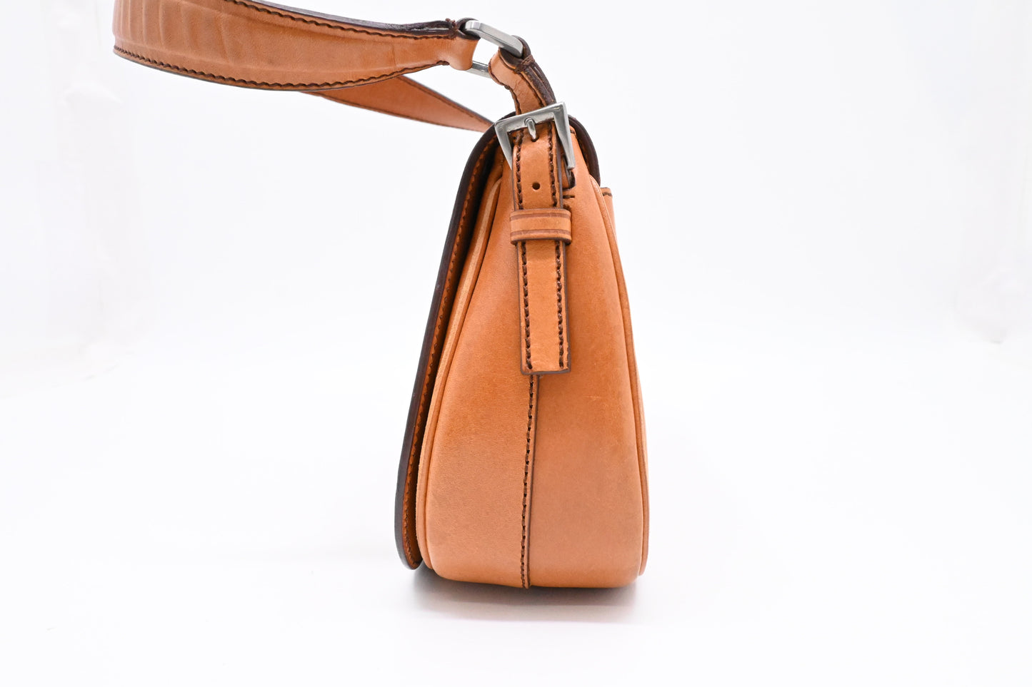 Prada Shoulder Bag in Brown Leather