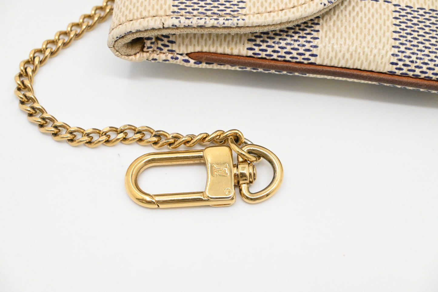 Louis Vuitton Chained Case in Damier Azur Canvas