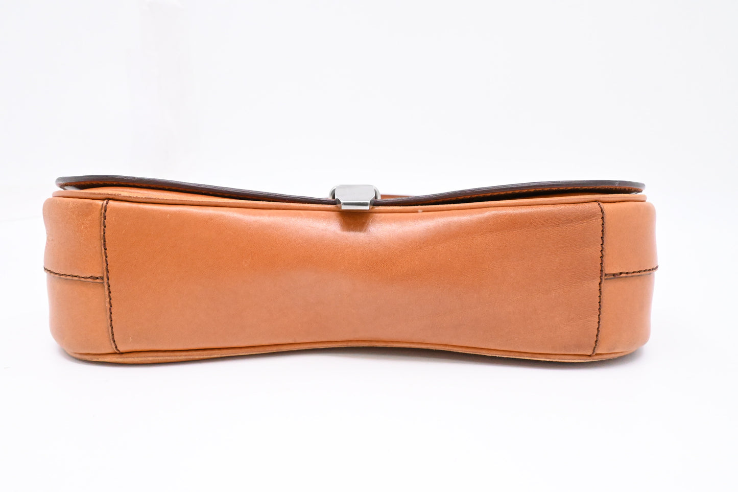 Prada Shoulder Bag in Brown Leather